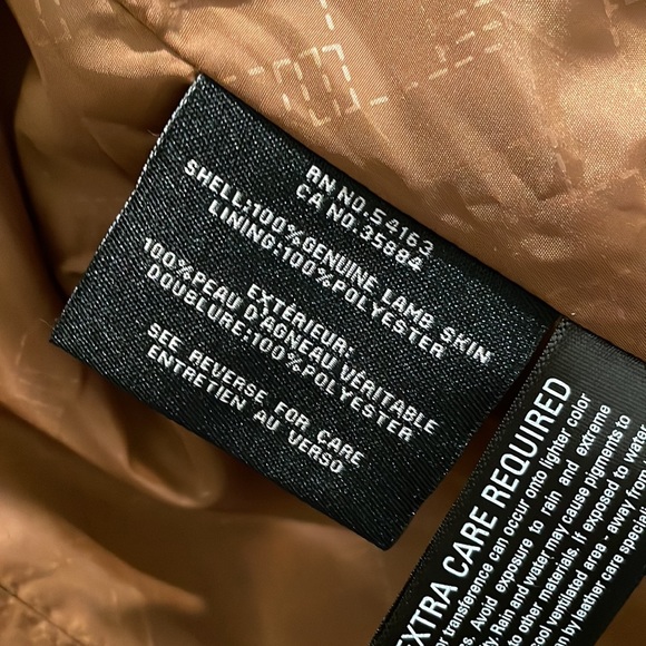 Ladies Cole Haan leather jacket - Picture 7 of 7